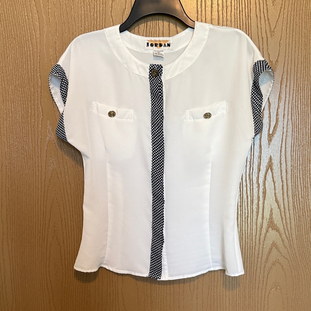 Jordan Women's Blouse with Black Accents